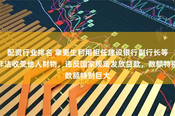 配资行业排名 章更生利用担任建设银行副行长等职，非法收受他人财物，违反国家规定发放贷款，数额特别巨大